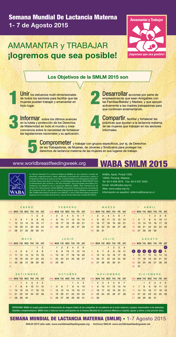 Calendario SMLM 2015