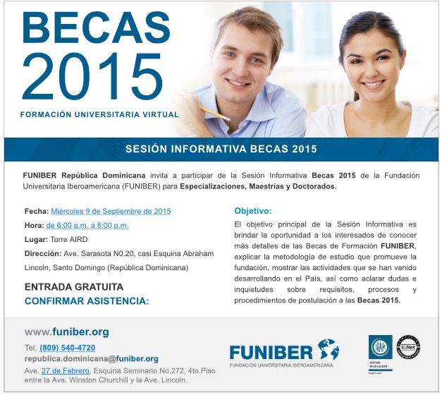 Sesion becas FUN 2015