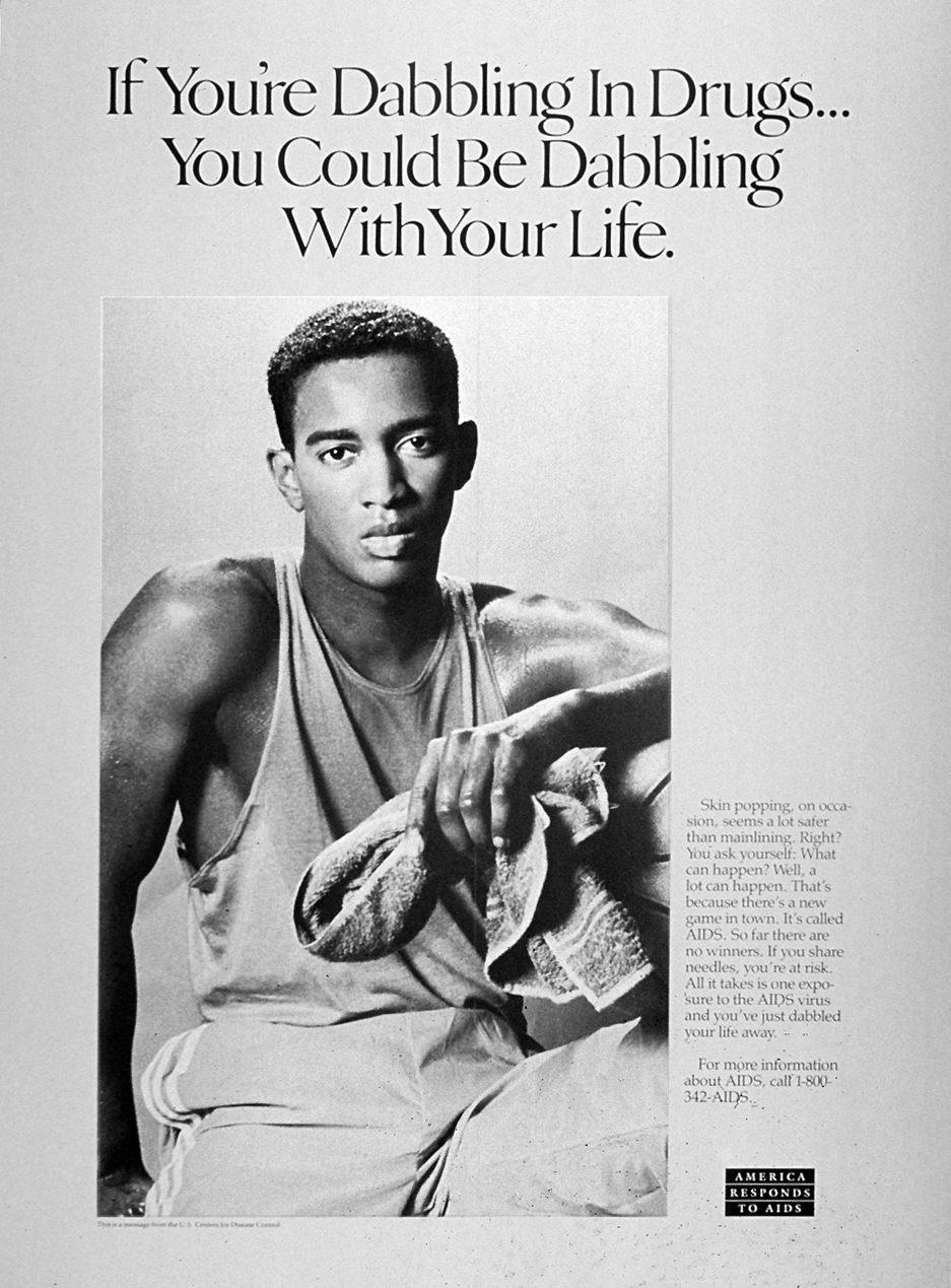 AIDS_Poster_If_You're_Dabbling_in_Drugs_1989