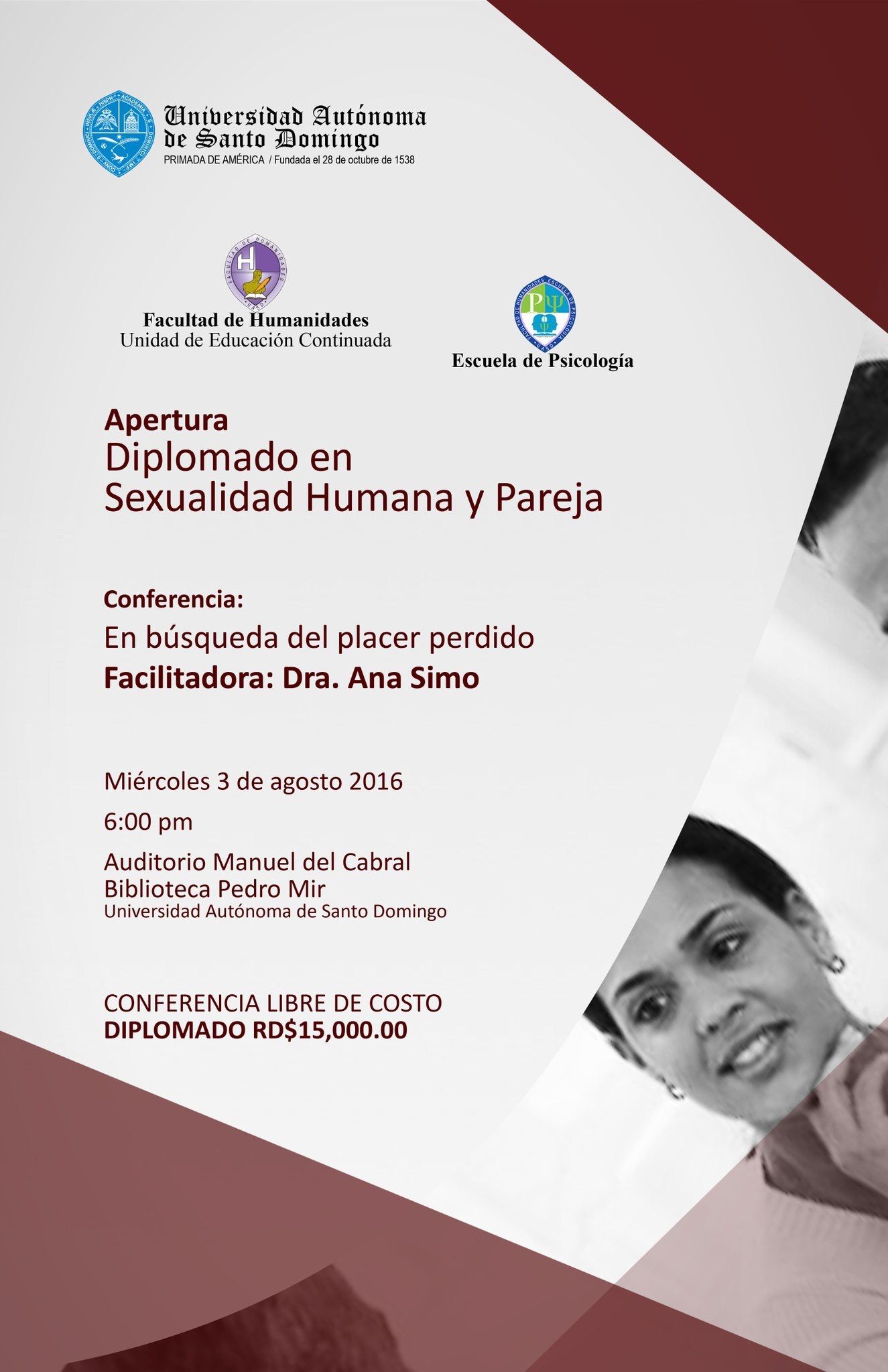 Apertura Diplomado En Sexualidad Humana Y Pareja Uasd